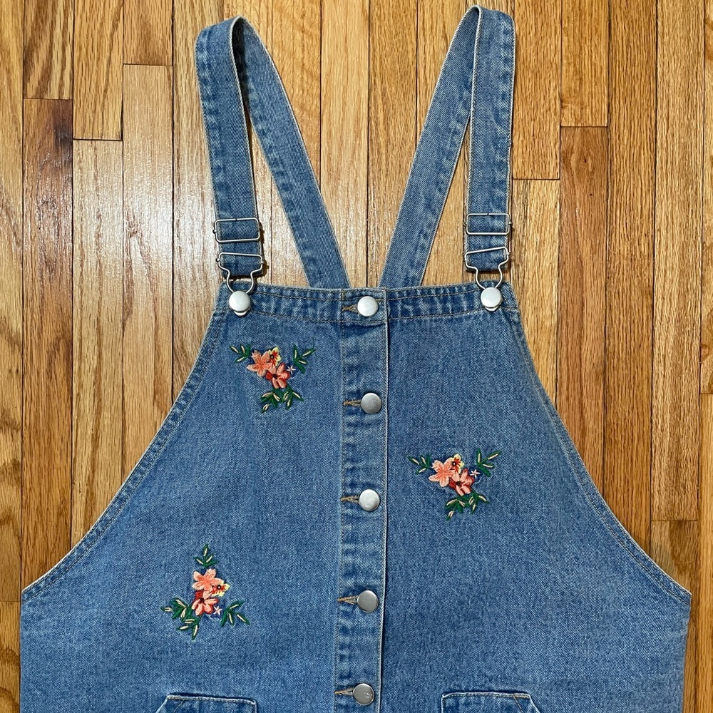 Embroidered Denim Jumper - Picture 2 of 9